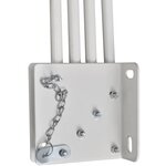 vidaXL Auvent latéral pliable de balcon Terre cuite 210 x 210 cm