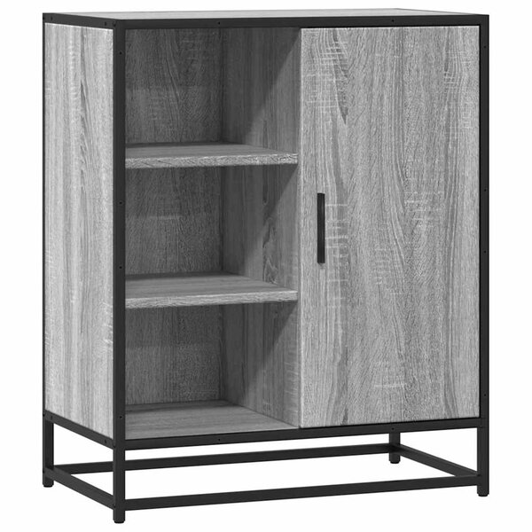 vidaXL Buffet sonoma gris 62x35x76 cm bois d'ingénierie