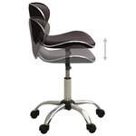 vidaXL Chaise de bureau Marron Similicuir