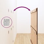 vidaXL Tête de lit murale Marron miel 140x3x110 cm Bois massif de pin