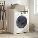 vidaXL Armoire pour machine à laver Blanc 67 5 x 48 x 97 cm