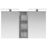vidaXL Ensemble de Meubles de Salle de Bain 3 Pièces 100 x 10 5 x 60 5 cm