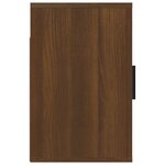 vidaXL Tables de chevet murales 2 Pièces Chêne marron 50x30x47 cm