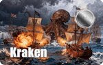 Pièce de monnaie en Platine 25 Dollars g 0.062 (1/500 oz) Millésime 2026 KRAKEN 1/500 (PRÉCOMMANDE)