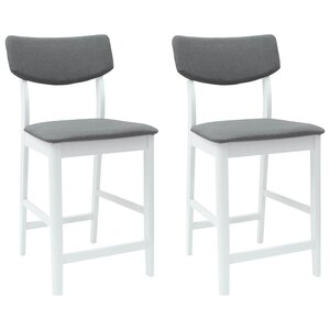 vidaXL Chaises de salle à manger 2 Pièces Blanc 48 x 49 x 95 cm