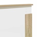 vidaXL Tête de lit Chêne Sonoma 135 cm Bois d'ingénierie