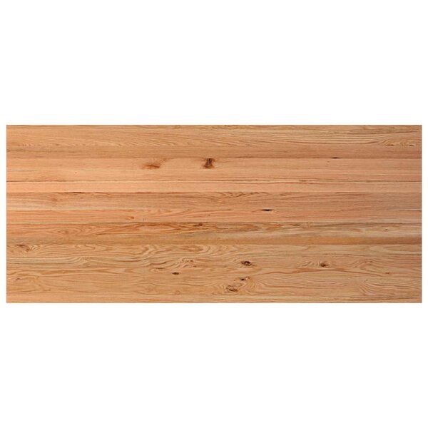 vidaXL Dessus de bureau marron clair bois chêne massif rectangulaire