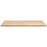vidaXL Plan de travail de cuisine bois de chêne massif rectangulaire