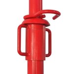 Vidaxl support acrow 280 cm rouge