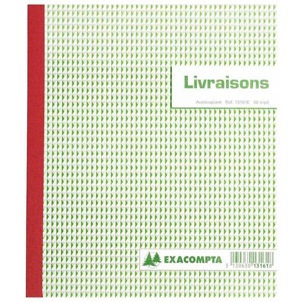 Manifold Livraisons 21x18 cm 50 Feuillets Tripli Autocopiants x 5 EXACOMPTA