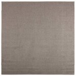 vidaXL Tapis de surface Carré LUGO Taupe 240 x 240 cm Polyester