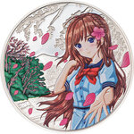 Monnaie SPRING Manga Printemps 1 Oz Argent 5$ Cook Islands 2023