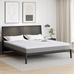 vidaXL Coussins de Matelas Blanc 200 x 200 cm Polyester sans colle