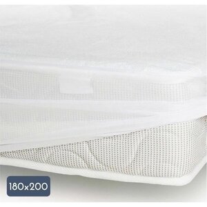 Protège-matelas 180 x 200 cm x 25 cm 100  Coton - 170 g/ m²