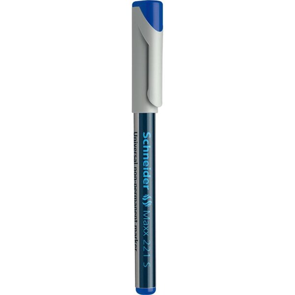 Marqueur universel Maxx 221 Pointe Super Fine non-Permanent bleu SCHNEIDER