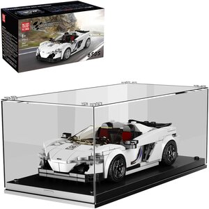 Mould King 27043 - Voiture de sport 650S + vitrine