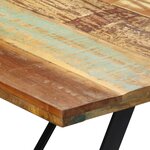 vidaXL Table de salle à manger 180x90x76cm Bois de récupération solide