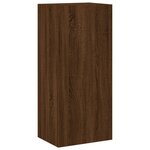 vidaXL Meuble TV mural chêne marron 40 5x30x90 cm bois d'ingénierie