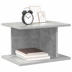 vidaXL Table de chevet Gris béton 40 x 30 x 25 cm Bois d'ingénierie