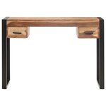 vidaXL Bureau 110x50x76 cm Bois solide