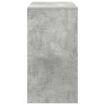 vidaXL Bureau Gris béton 90 x 40 x 76 cm Bois d'ingénierie