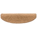vidaXL Tapis d'escalier auto-adhésifs 15 pc 80 x 24 5 x 3 5 cm Beige