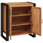 vidaXL Cabinet de chevet Marron 66 x 35 x 76 cm Bois d'acacia massif