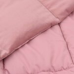 vidaXL Duvet complet toute l'année 200 x 220 cm 4 saisons Rose