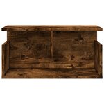 vidaXL Armoire murale 60x20x30 cm chêne fumé bois d'ingénierie