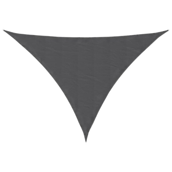 vidaXL Voile de parasol tissu oxford triangulaire 4x4x5 8 m anthracite