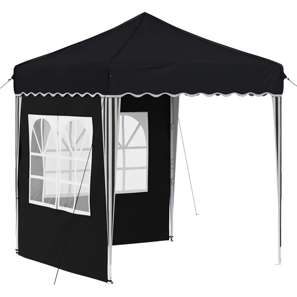 vidaXL Tente de fête pop-up 195 x 195 x 245 cm Anthracite Tissu Oxford