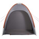vidaXL Tente de rangement gris et orange imperméable