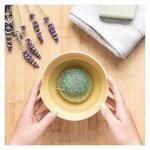 Duo d'éponges Konjac argile verte et thé vert + Konjac au charbon Bincho