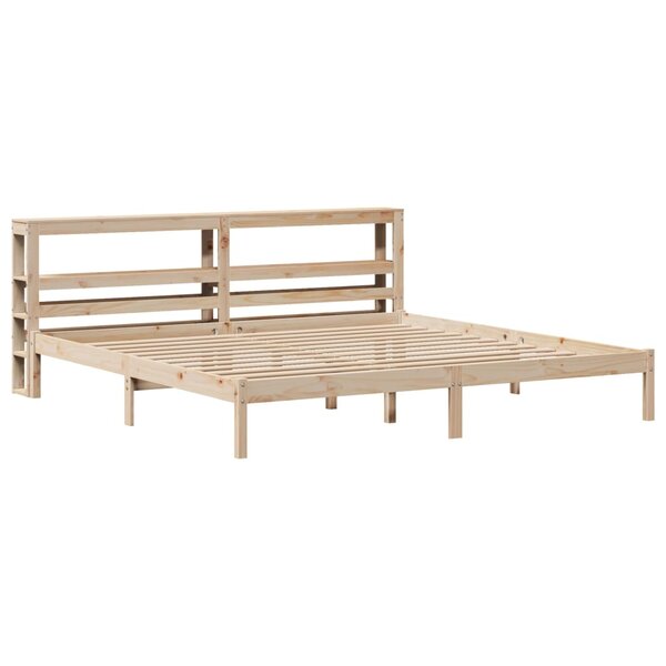 vidaXL Cadre de lit sans matelas 180x200 cm bois massif de pin