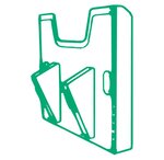 Support Mural pour Trieur A4 Horizontal Gris Lumière EXACOMPTA