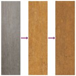 vidaXL Portail de jardin 105x130 cm acier corten conception de carré