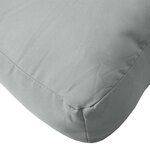 vidaXL Coussin de palette gris clair mélangé 60x60x9 5 cm tissu