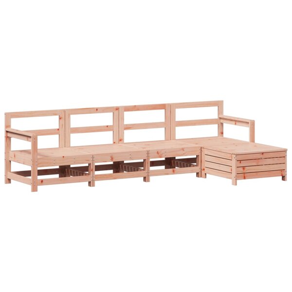 vidaXL Salon de jardin 5 Pièces bois massif sapin de douglas