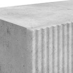 vidaXL Meuble TV mural Gris béton 59 5 x 31 x 40 cm Bois d'ingénierie