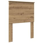 vidaXL Tête de lit Chêne artisanal 75 cm Bois d'ingénierie