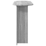 vidaXL Table console Sonoma gris 100 x 39 5 x 75 cm Bois d'ingénierie