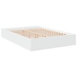 vidaXL Cadre de lit sans matelas blanc 160x200 cm