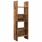 vidaXL Bibliothèque Bois ancien 60 x 35 x 180 cm Bois d'ingénierie