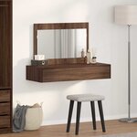 vidaXL Table de Toilette Marron 100 x 40 x 70 cm Bois d'ingénierie
