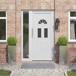 vidaXL Jardinière 2 Pièces Argent 30 x 30 x 75 cm Acier inoxydable