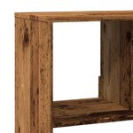 vidaXL Cloison de séparation vieux bois bois d'ingénierie