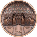 Monnaie CHATEAU DE CHAMBORD Cuivre 1$ Cook Islands 2024 (PRÉCOMMANDE)