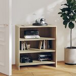 vidaXL Buffet Chêne sonoma 70x40 5x75 cm Bois d'ingénierie