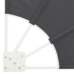vidaXL Écran de confidentialité pour balcon Noir 160 x 160 cm tissu