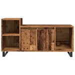 vidaXL Meuble TV vieux bois 100x35x55 cm bois d'ingénierie